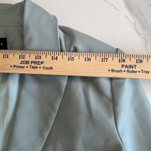 Endless Rose Single Breasted Blazer Womens Pistachio Green 1 Button Jacket Sz Lg - Picture 5 of 16